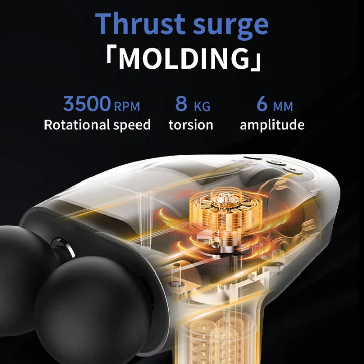 SL-921 Double Head Massage Gun – 10-Speed Deep Tissue Body Massager image 7