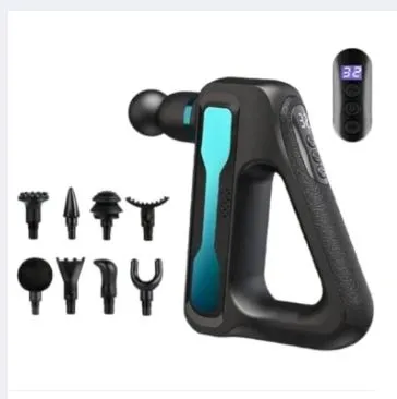 HB-003 Deep Tissue Massage Gun with 32 Speeds, 8 Heads & LCD Display image 4