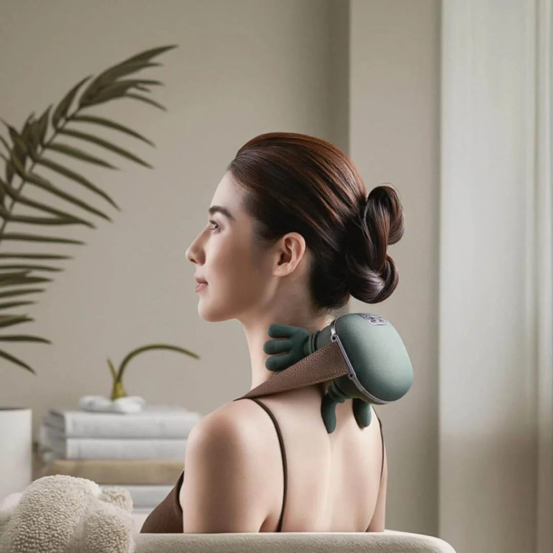 Bionic 4D Heated Shiatsu Massager for Neck, Shoulders and Back – Cordless image 3