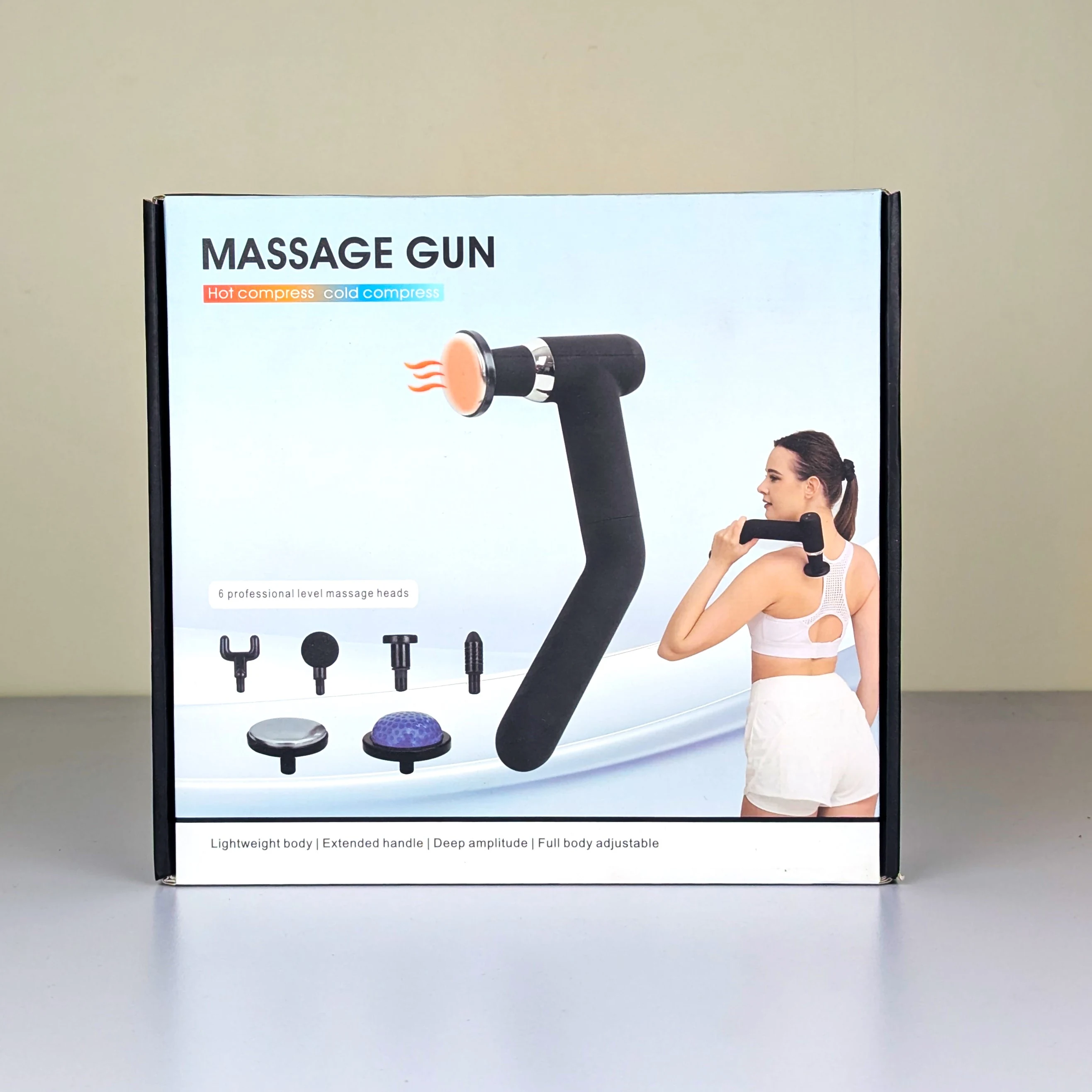 Hot and Cold Compress Massage Gun – ৬টি Massage Head