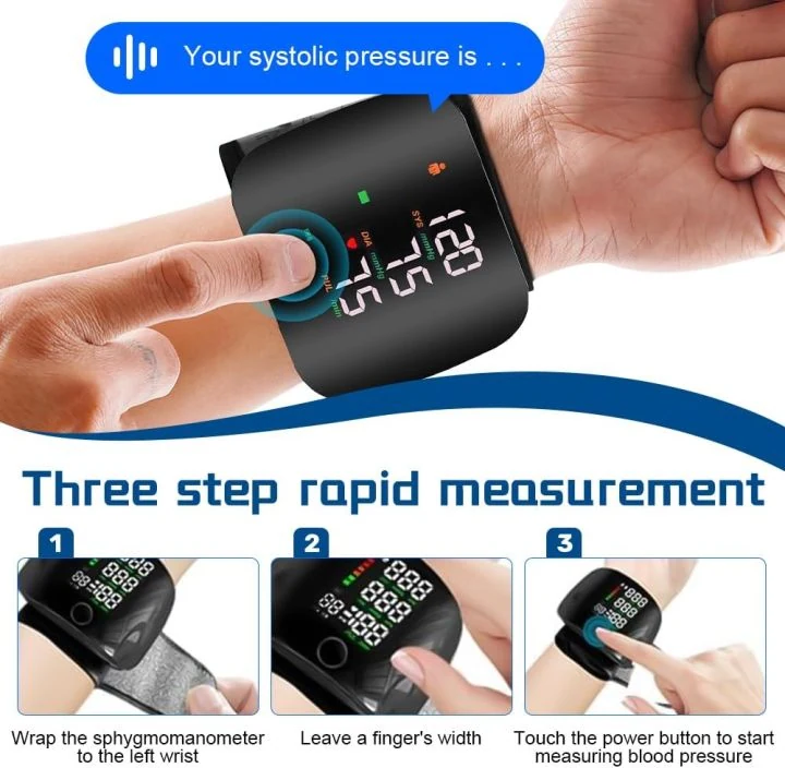 CK-102 Automatic Digital Wrist Blood Pressure Monitor image 2