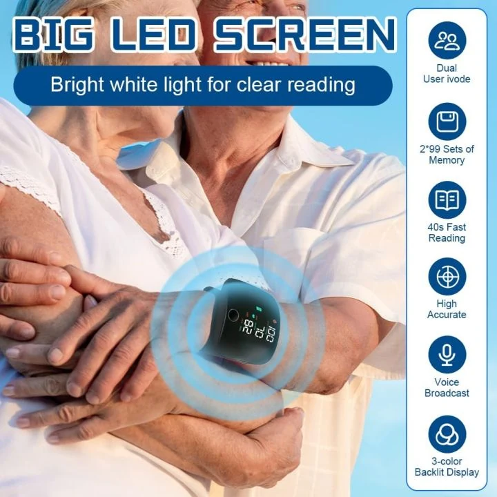 CK-102 Automatic Digital Wrist Blood Pressure Monitor image 8