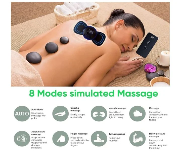 Portable Whole Body Mini Massager Patch – 8 Modes & 19 Intensity Levels image 5