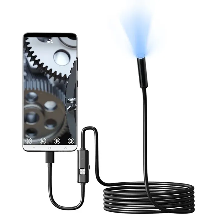 7mm Type-C Endoscope Camera with 6 LED Lights, IP67 Waterproof, Android & PC image 7