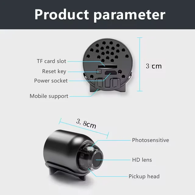 CASIFY X5 HD Mini WiFi Camera for Baby Monitoring & Indoor Security image 5