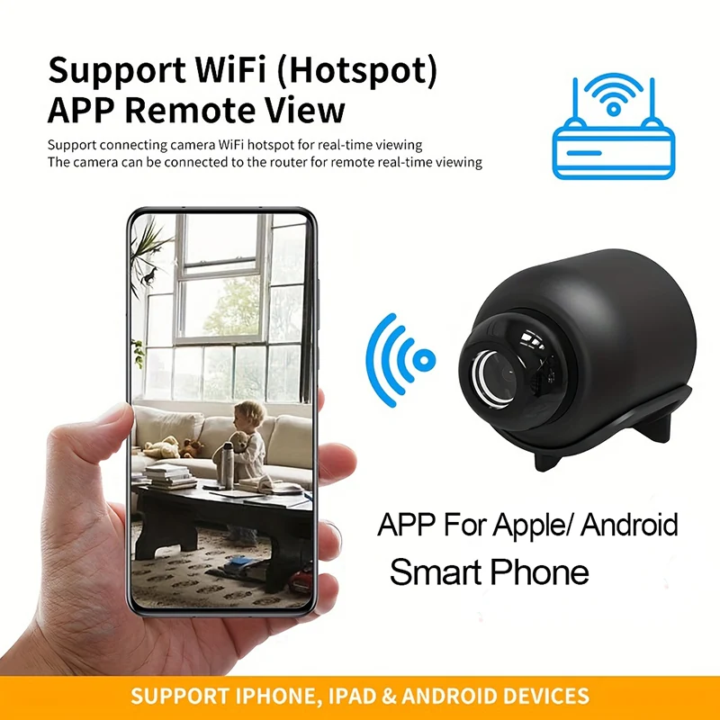 CASIFY X5 HD Mini WiFi Camera for Baby Monitoring & Indoor Security image 7