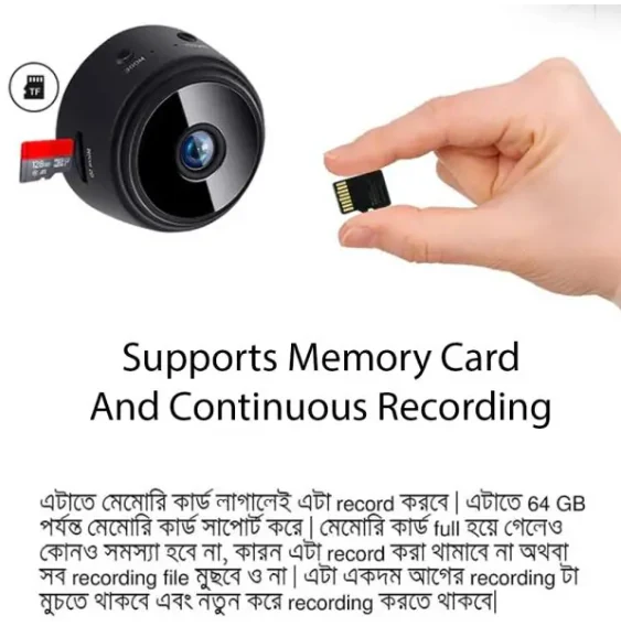 A9 WiFi Mini Camera 1080P IP Security Camera with Night Vision image 7