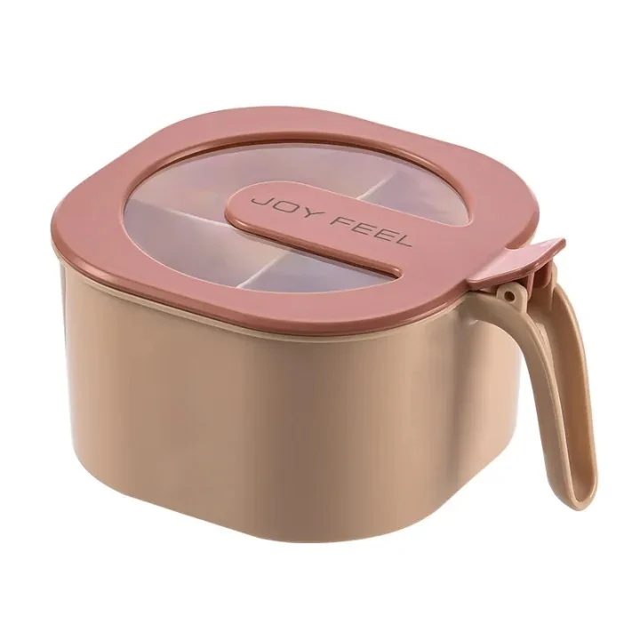 4-Section Spice Storage Box with Lids and Serving Spoons image 4