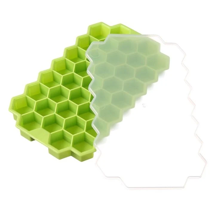 Food-Grade Silicone Ice Cube Tray with Lid | Reusable Kitchen Mould image 6