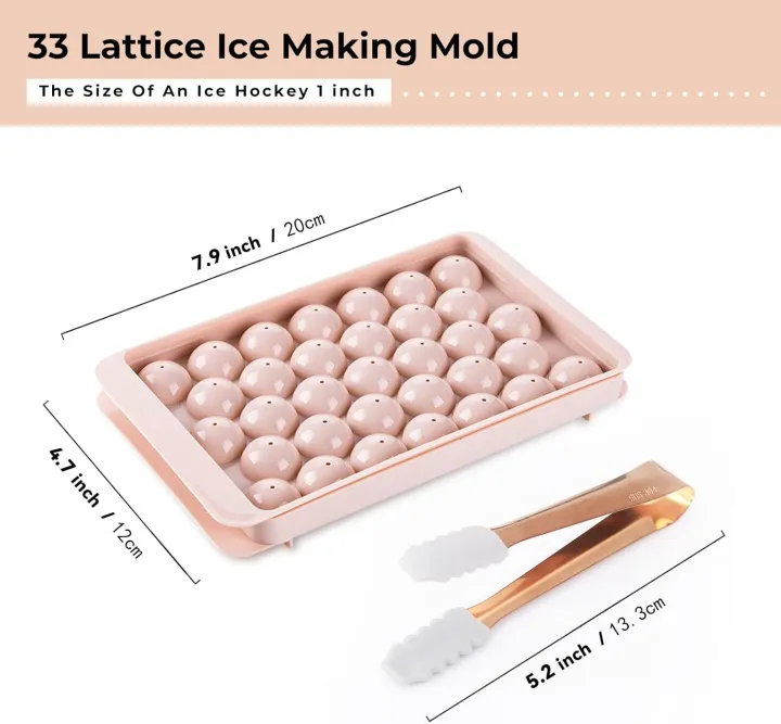 Round Ice Cube Tray with Lid – Easy-Release Ice Maker for Home & Kitchen image 3