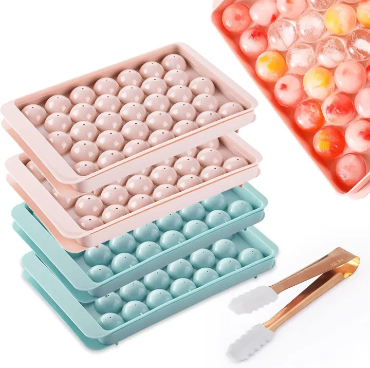 Round Ice Cube Tray with Lid – Easy-Release Ice Maker for Home & Kitchen image 7