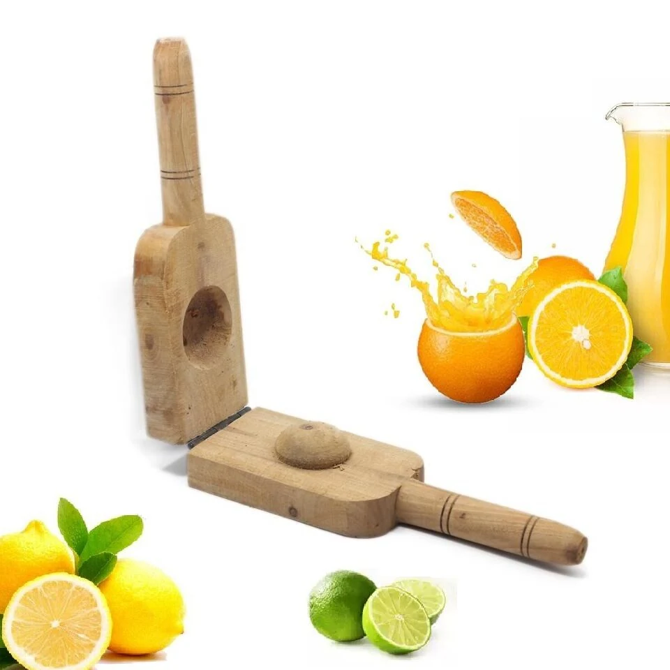 Wooden Lemon Squeezer & Crusher for Home and Kitchen
