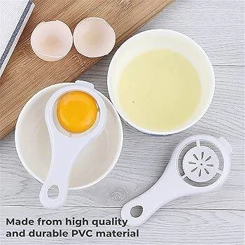 1-Piece Plastic Egg Separator for Egg White and Yolk