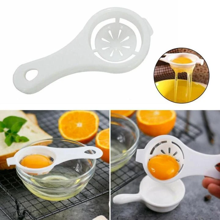 1-Piece Plastic Egg Separator for Egg White and Yolk image 4