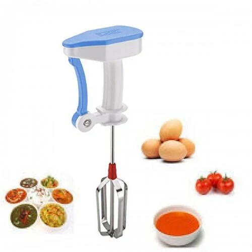 Hand Blender Stainless Steel For Egg & Cream Beater, Milkshake, Lassi, Butter Milk Mixer Maker - Kitchen Accessories - Lemon Squeezer