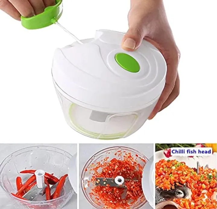 350ml Manual Hand Chopper for Vegetables & Fruits image 4