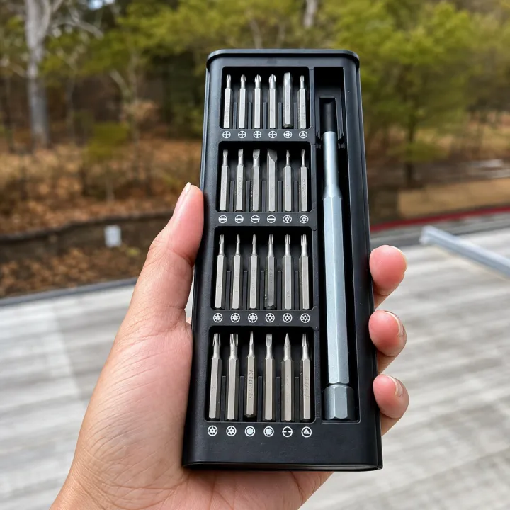 24-in-1 Precision Screwdriver Set with Magnetic Bits image 4