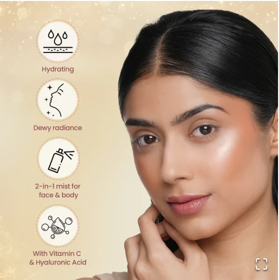 Swiss Beauty Glow Up Makeup Fixer with Vitamin C & Hyaluronic Acid image 4