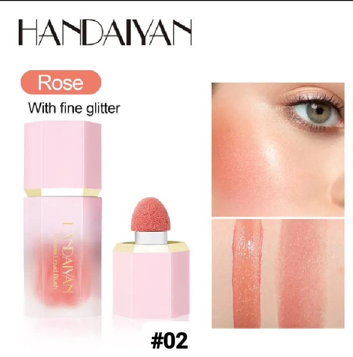 Beauty Makeup 6-Color Liquid Blush image 4