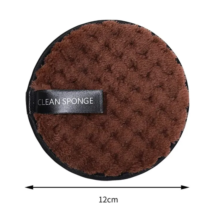1pc Maange Makeup Cleaning Sponge – Microfiber Makeup Remover image 3