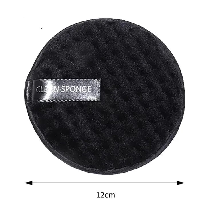 1pc Maange Makeup Cleaning Sponge – Microfiber Makeup Remover image 5