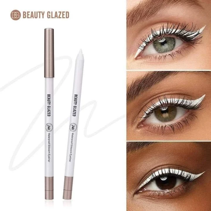 Beauty Glazed Silkworm Matte White Eyeliner image 2