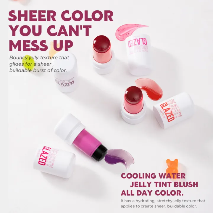 Beauty Glazed Jelly Blush with Aloe, Glycerin & Flower Extract image 8