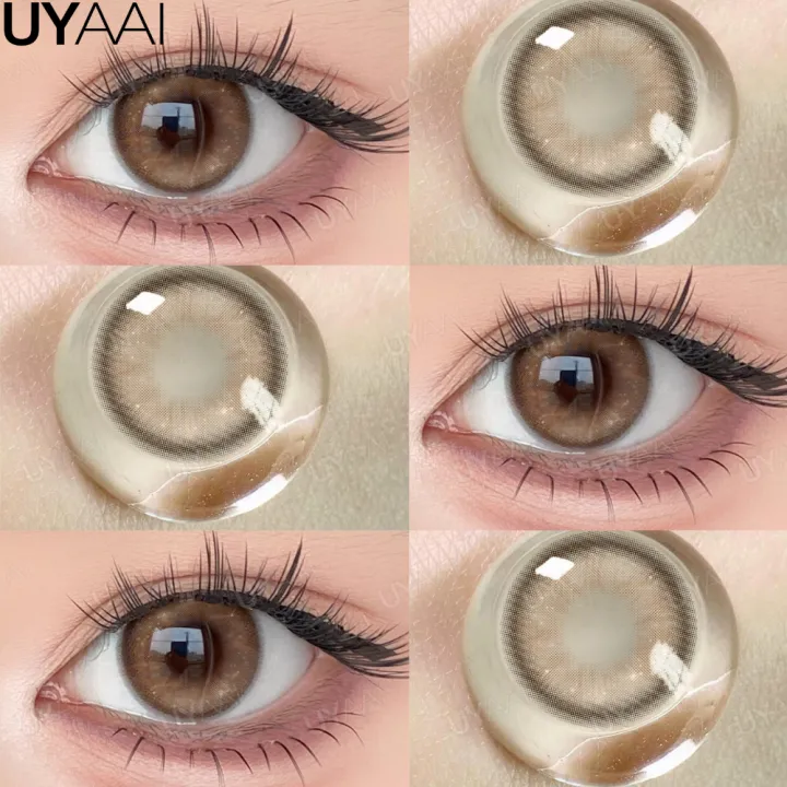 UYAAI Colored Contact Lenses – 1 Pair with Case image 3