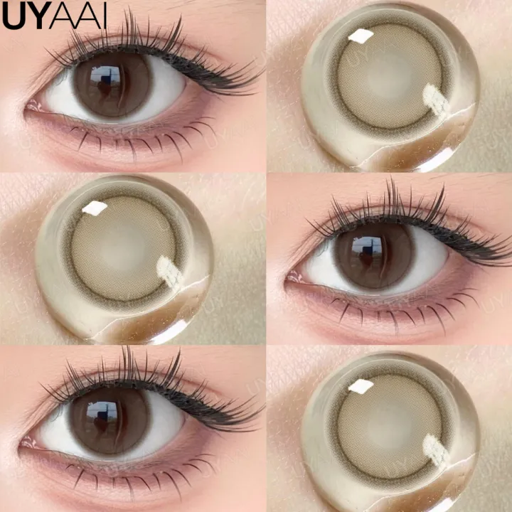 UYAAI Colored Contact Lenses – 1 Pair with Case image 4
