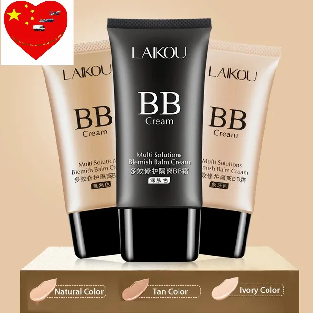Laikou BB Cream 50g – Ivory, Natural & Dark image 3