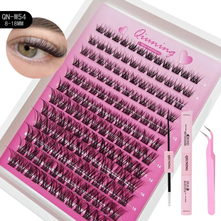 QIUNING Manga Lash Clusters Kit with Lash Bond & Seal image 8