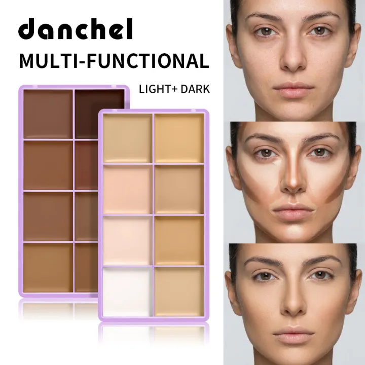 Lakerain 8-Shade Soft Matte Cream Concealer Palette image 3