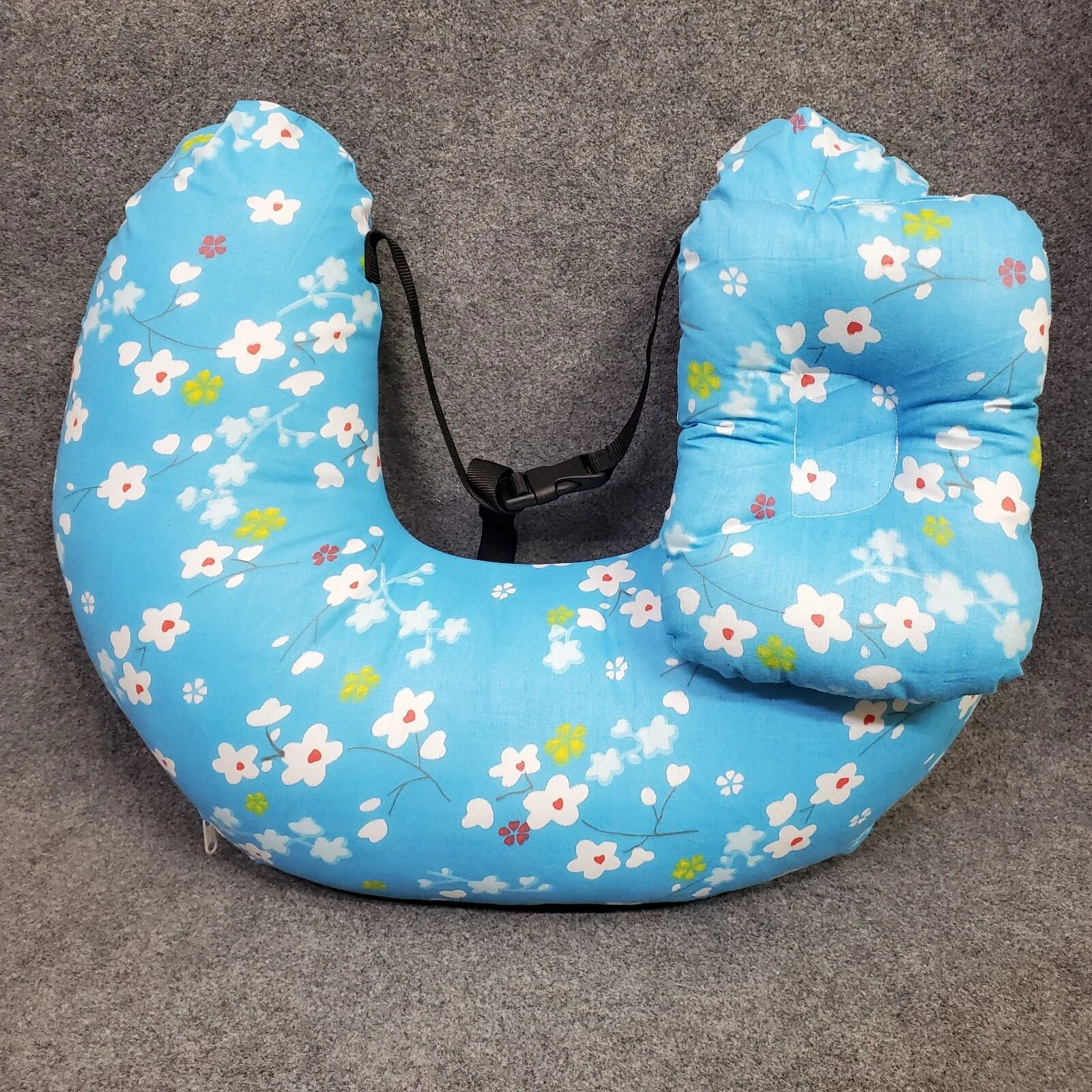 Multicolor Nursing Pillow for Mother & Baby with Adjustable Head Pillow