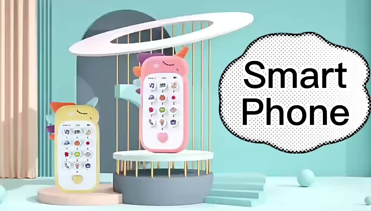 Cute Cartoon Unicorn Kids Music Phone Toy image 2