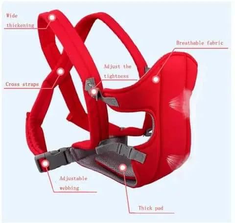 Baby Carrier Comfort Wrap Bag - Red image 5