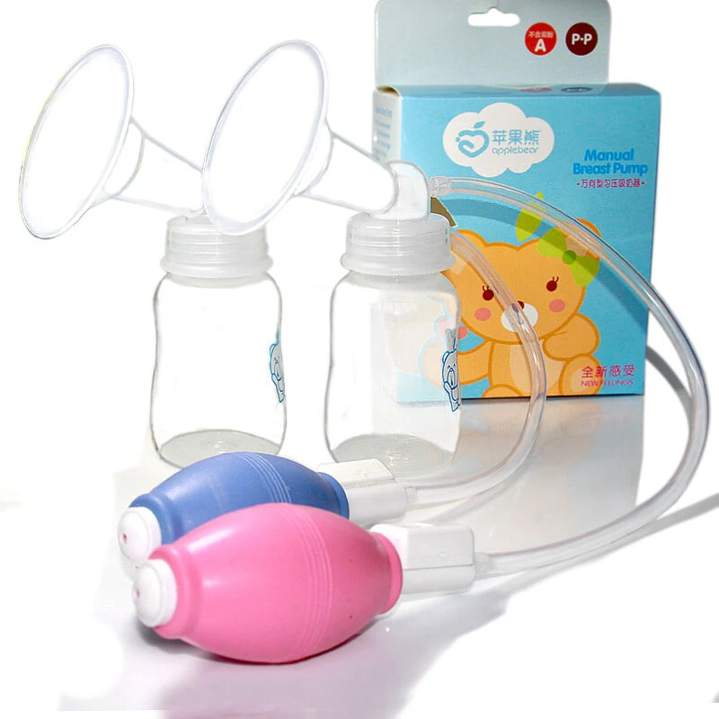 AppleBear Manual Breast Pump with Feeding Bottle – 1 Set