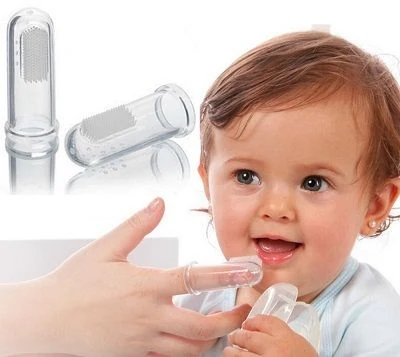 Baby Silicone Finger Sleeve Toothbrush for 0–24 Months image 3