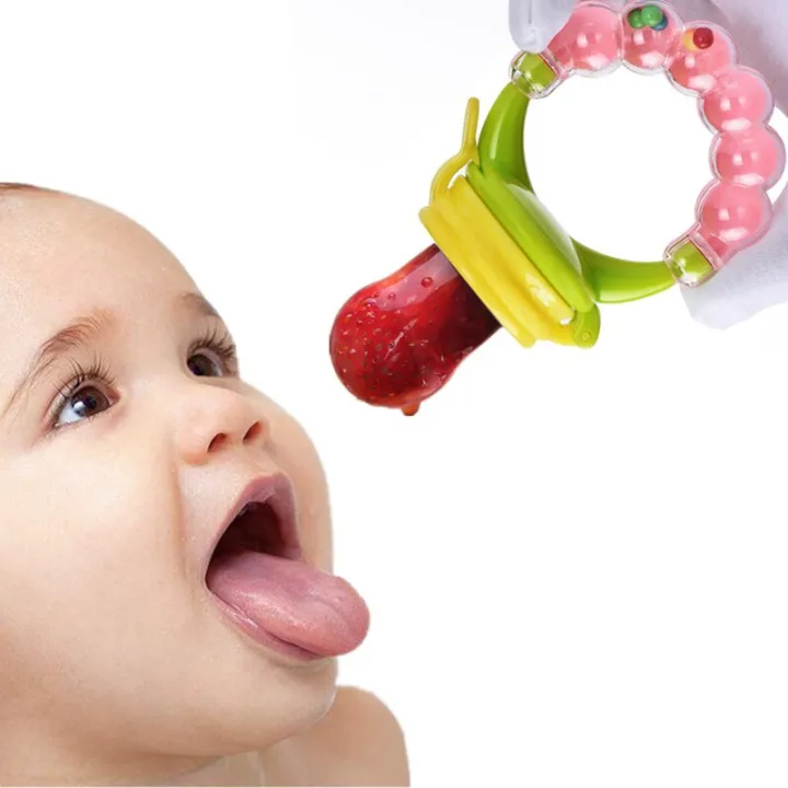 Baby Fruit Pacifier Fresh Food Feeder & Teething Toy image 5