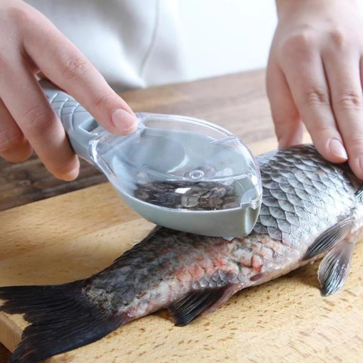 Fish Scale Scraper with Cover 17 Kitchen Accessory image 2