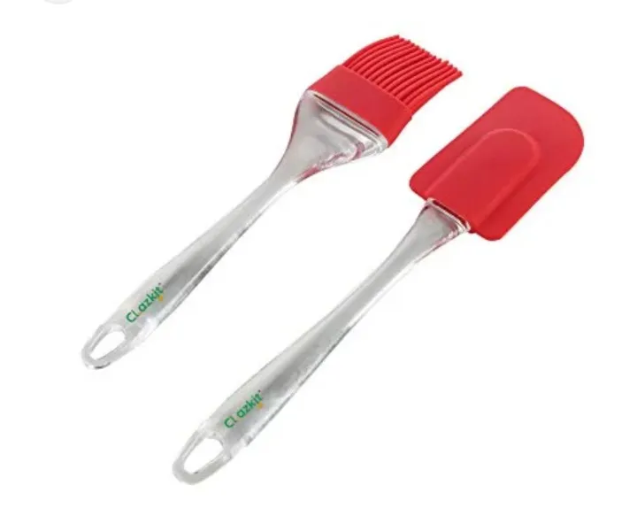 Silicon Oil Brush with Silicone Spatula image 3