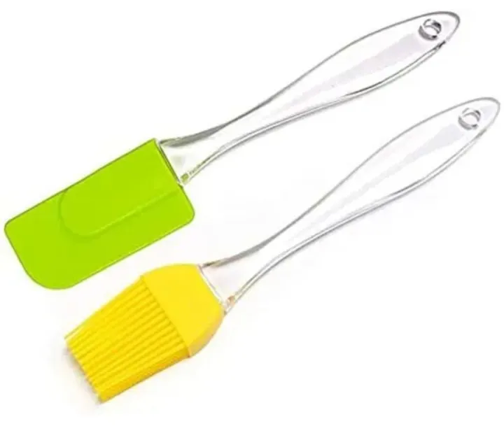 Silicon Oil Brush with Silicone Spatula image 4