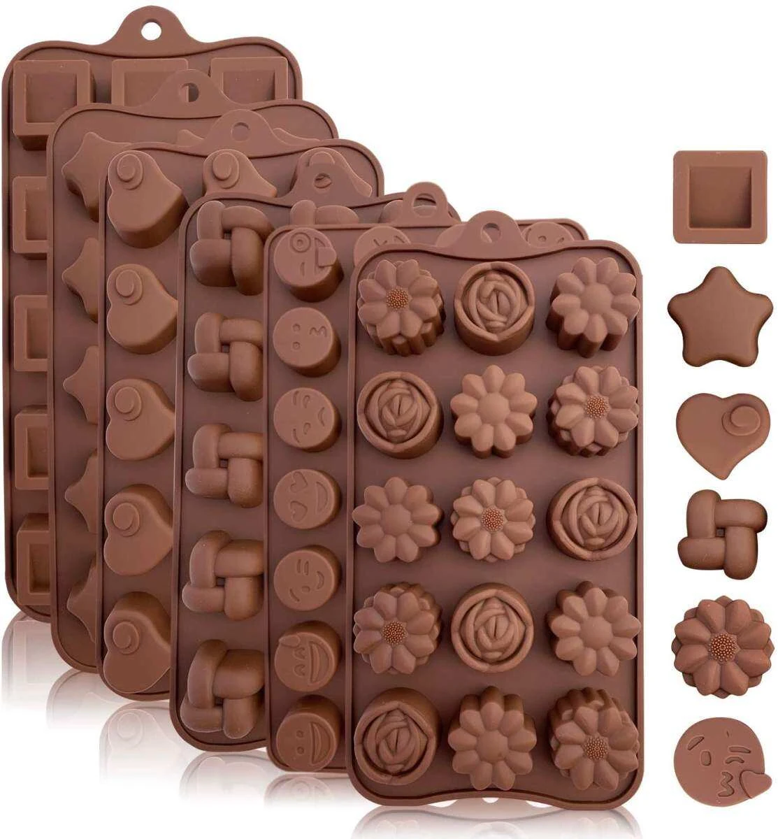 Silicone Chocolate Candy Molds Ice Cube Mold 1 Piece