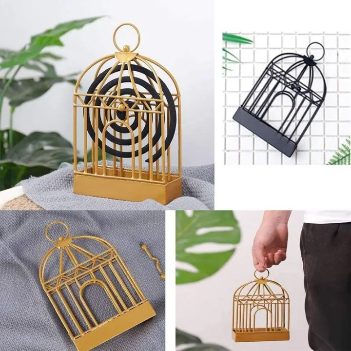 New Design Iron Mosquito Coil Holder with Cover and Handle image 4