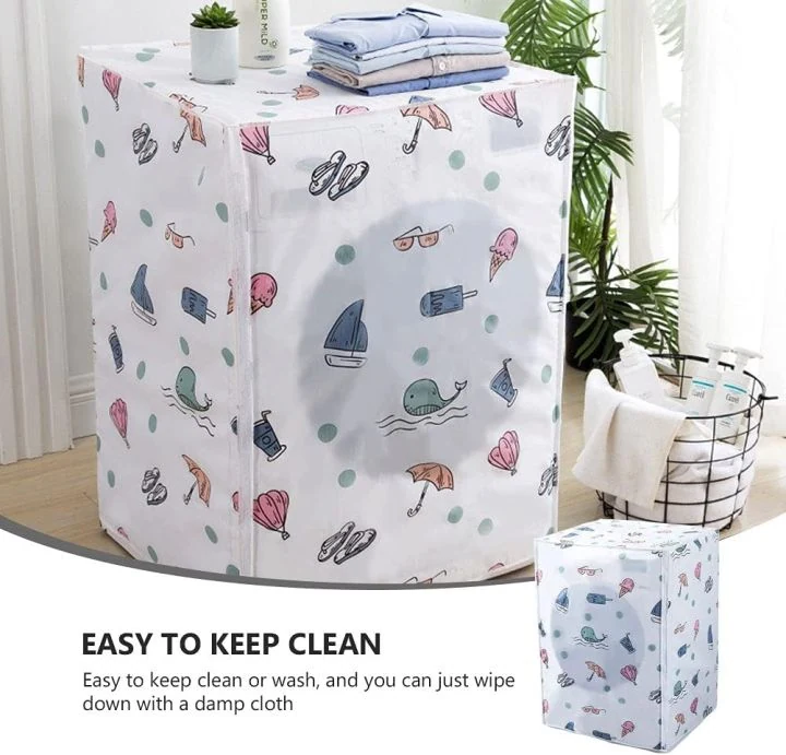 Front Loading Washing Machine Cover Waterproof Cover image 4