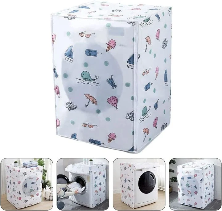 Front Loading Washing Machine Cover Waterproof Cover image 6