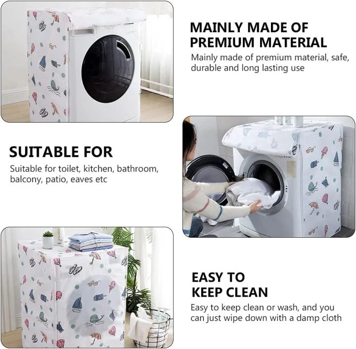 Front Loading Washing Machine Cover Waterproof Cover image 5
