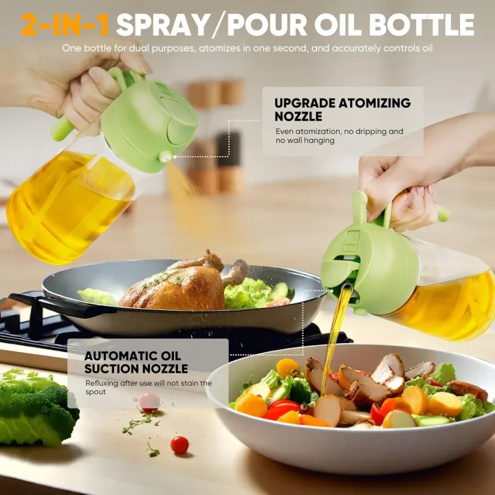Premium Quality Versatile Use Oil Sprayer Dispenser Bottle for Kitchen image 4