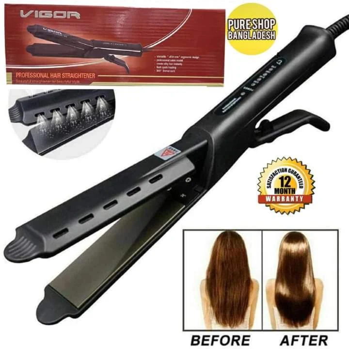 VIGOR V 908 Fast Hair Straightener Professional Hair Iron, Heavy Duty image 2