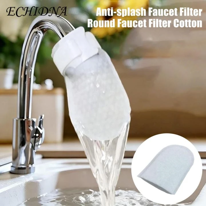 25 pcs Universal Faucet Filter Cotton Bag, Anti Splash Non Woven Tap Water Filter