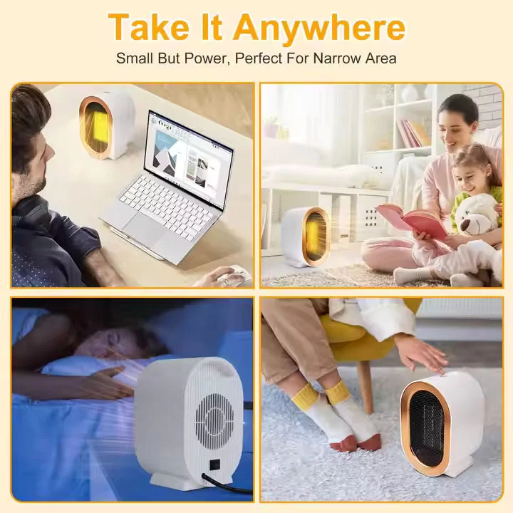 Mini Portable PTC Ceramic Fan Heater for Room and Office image 7